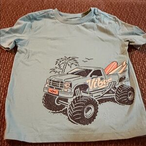 Garanimals Light Blue Monster Truck Tee